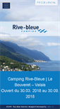 Mobile Screenshot of camping-rive-bleue.ch